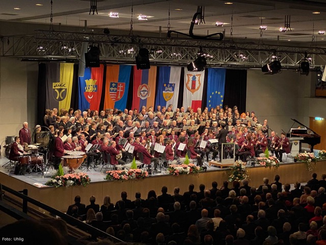Verabschiedung BM Brenner, Stadthalle, alle Chöre